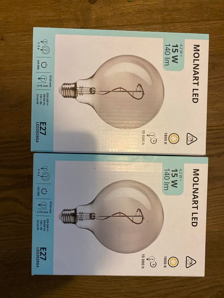 MOLNART LED Lamp E27 - Nieuw in doos, Ophalen, Led-lamp, Minder dan 30 watt, Soft of Flame