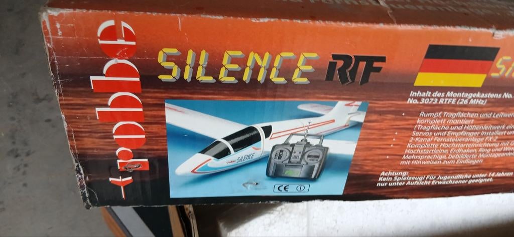 Robbe Silence RTF zweefvliegtuig (zonder afstandsbediening), Ophalen of Verzenden, Gebruikt, Overige typen, RTF (Ready to Fly)
