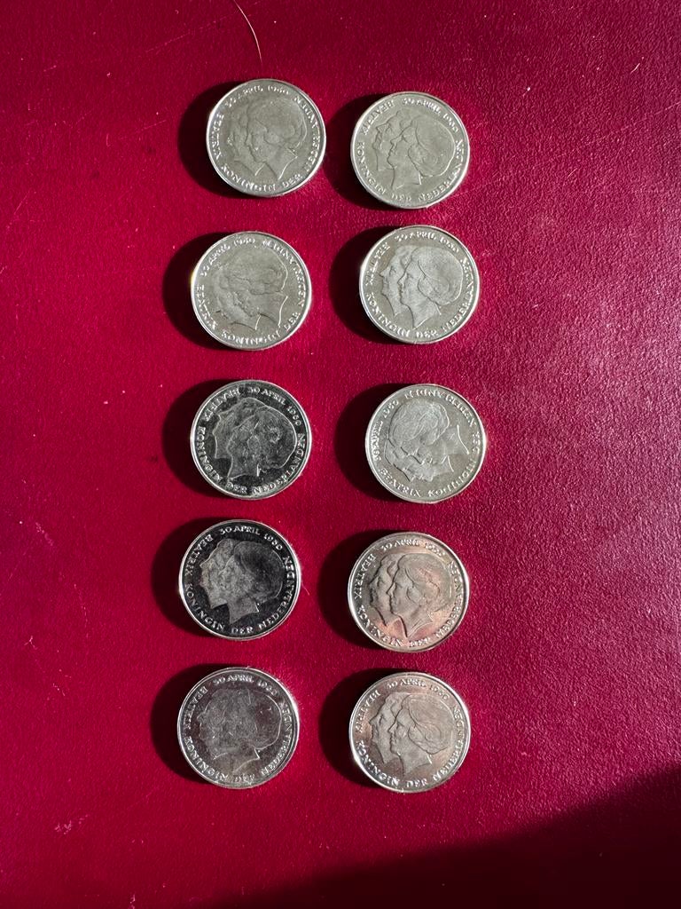 Collectie Nederlandse Munten: Rijksdaalders, Guldens, Uni Ut, Postzegels en Munten, Munten | Nederland, Ophalen of Verzenden, Koningin Juliana