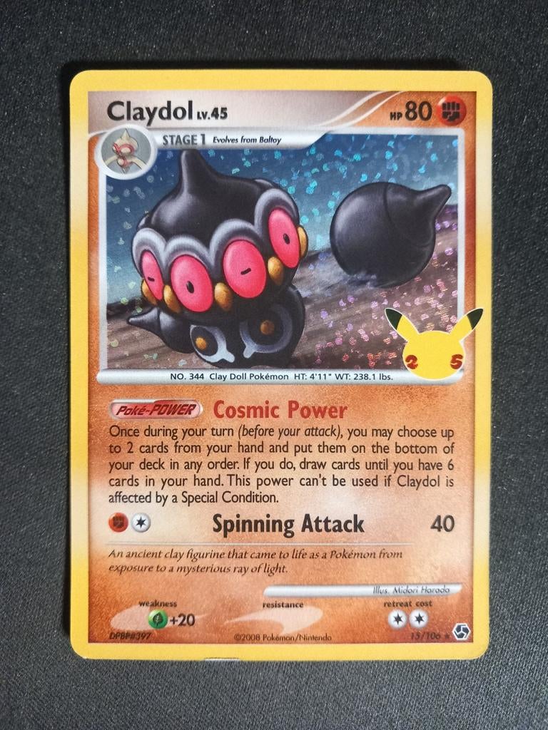 Pokemon Claydol Celebrations Classic Collection NM, Verzenden, Zo goed als nieuw, Losse kaart, Foil
