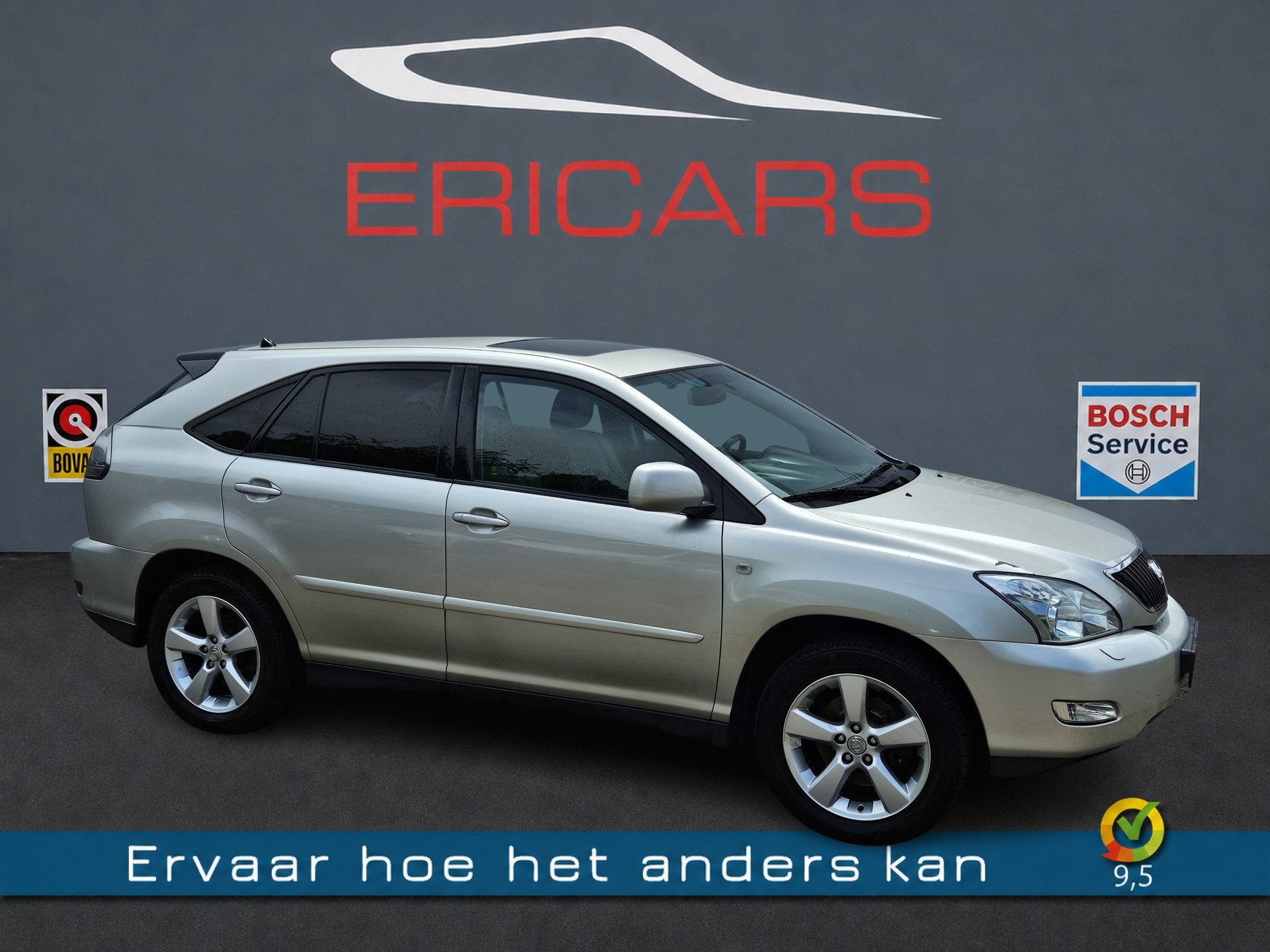 Lexus RX 300 NAVI TEL AUTOMAAT CC LER SK DAK (bj 2004), Auto's, Lexus, Automaat, Gebruikt, Zwart, 2995 cc