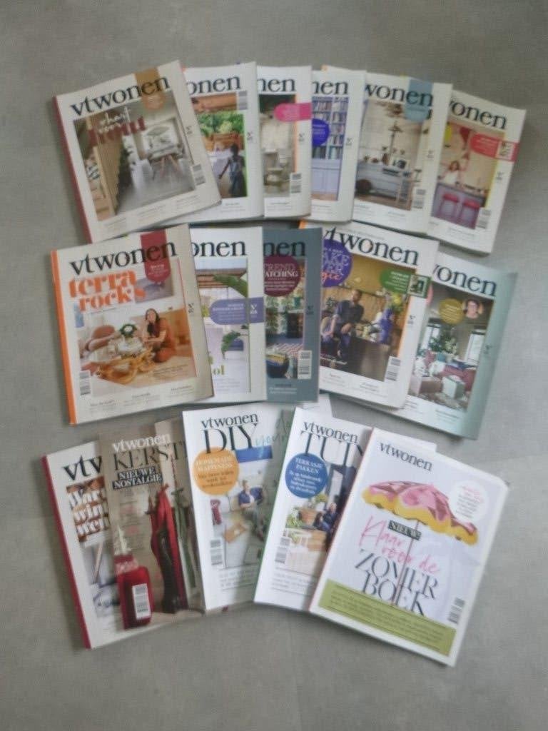 16x vt wonen jaargang 2025, 1 t/m 12, diy/kerst/zomerboek, Boeken, Tijdschriften en Kranten, Ophalen of Verzenden, Zo goed als nieuw