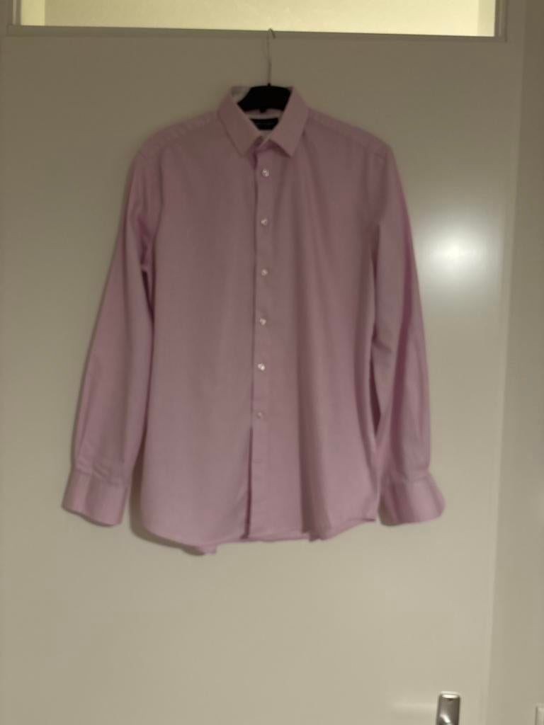 Tailor & Son overhemd - Roze - Halswijdte 40, Kleding | Heren, Overhemden, Ophalen of Verzenden, Zo goed als nieuw, Roze, Halswijdte 39/40 (M)