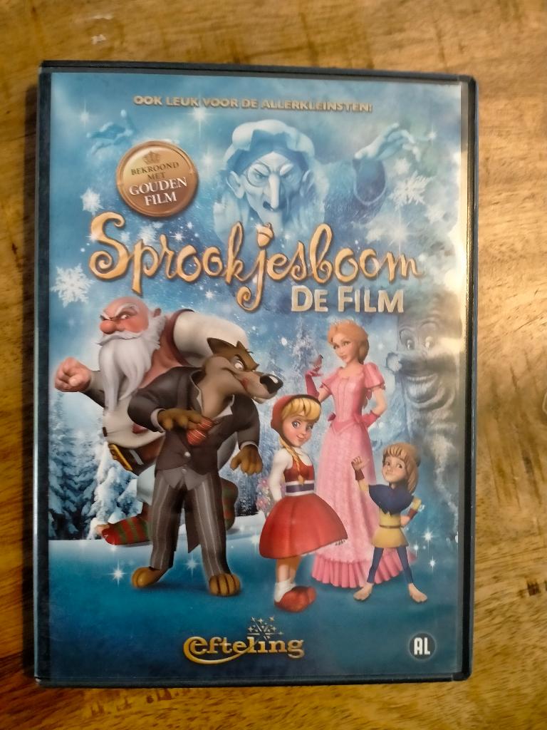 Efteling Sprookjesboom de film tekenfilm dvd wolf roodkapje, Ophalen of Verzenden, Gebruikt, Overige typen