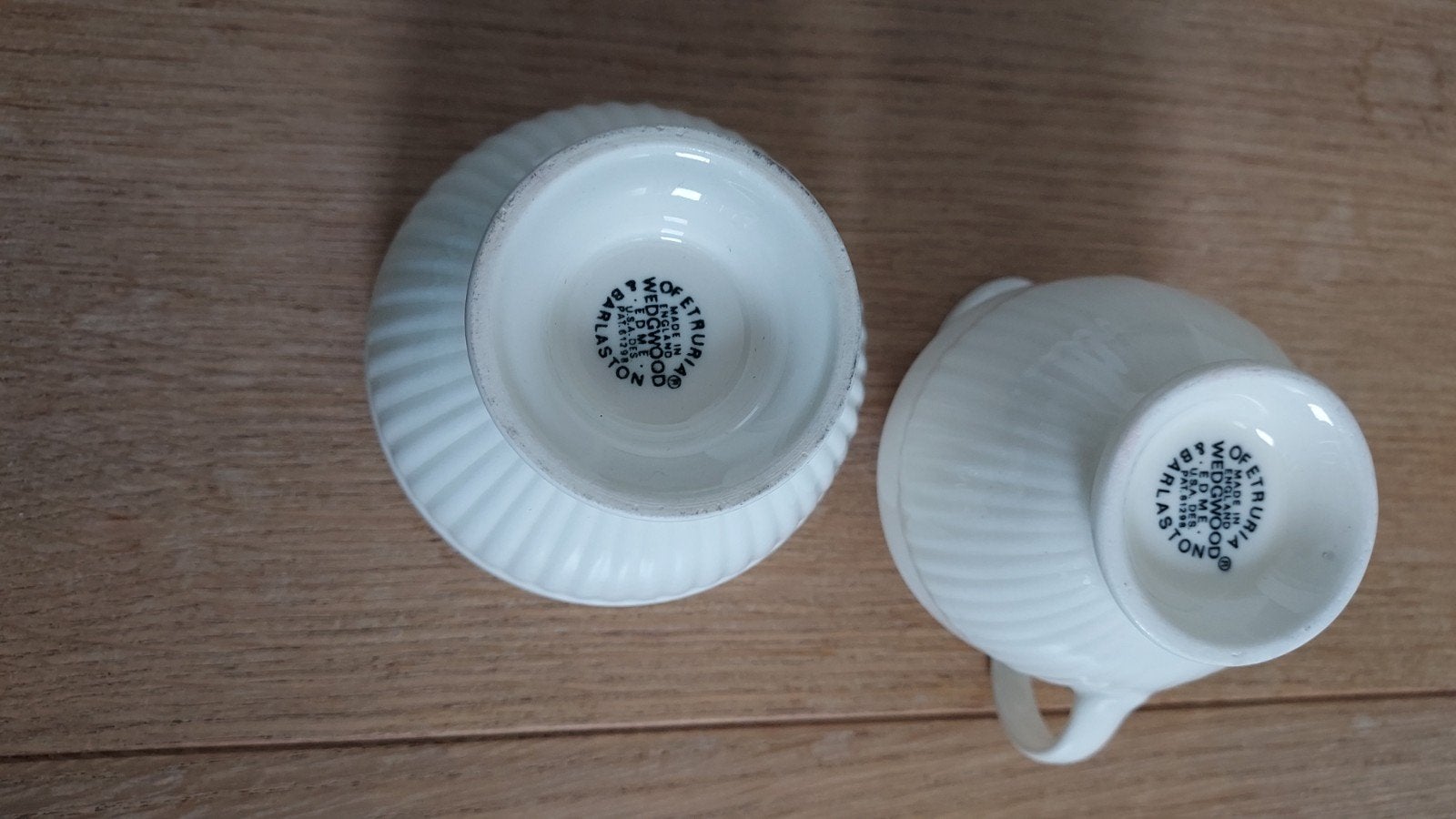 Wedgwood Etruria & Barlaston suikerpot en melkkan, Ophalen of Verzenden