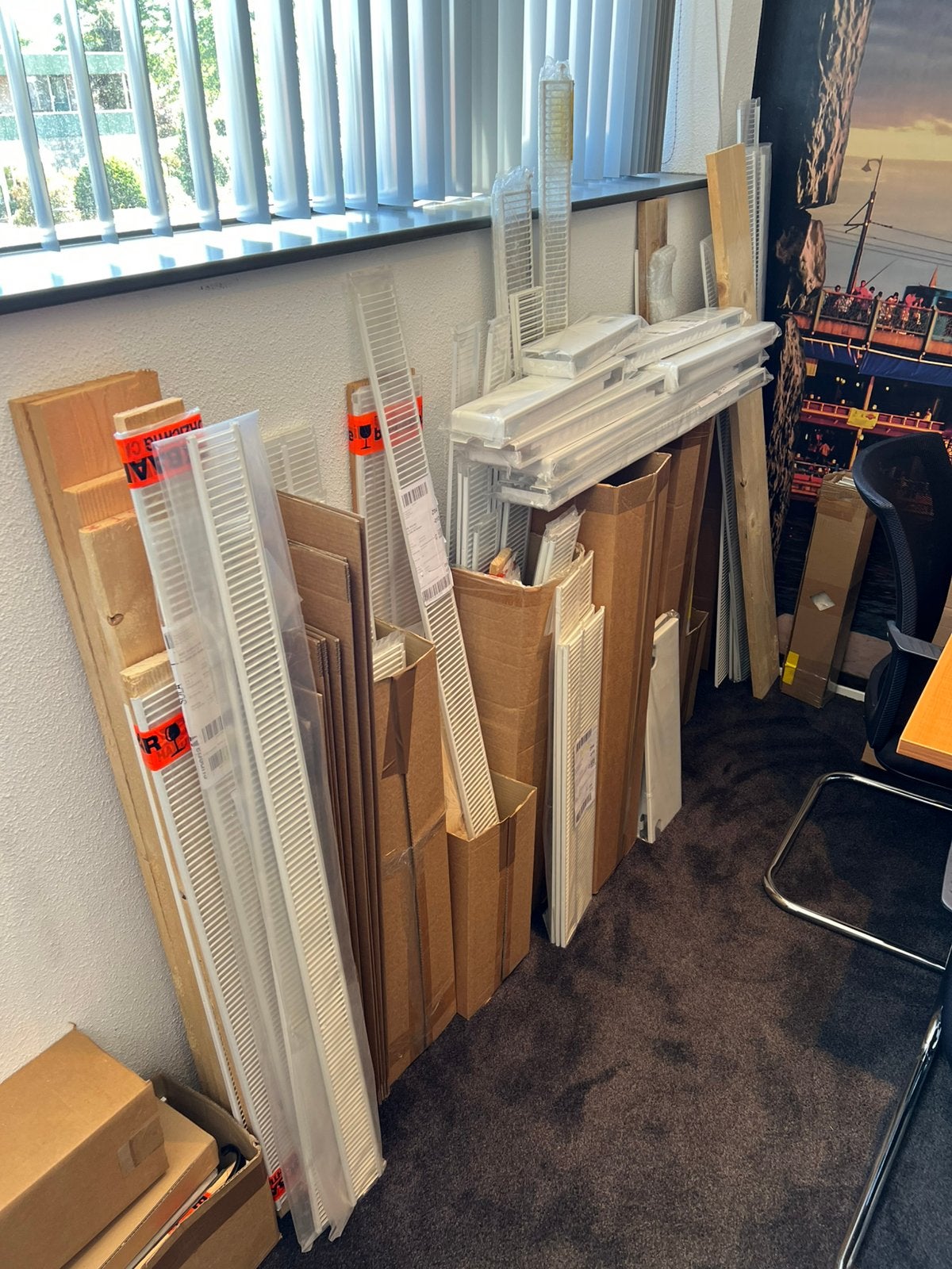 Grote hoeveelheid radiatorroosters, Ophalen, 25 tot 50 mm, Eiken, Overige typen