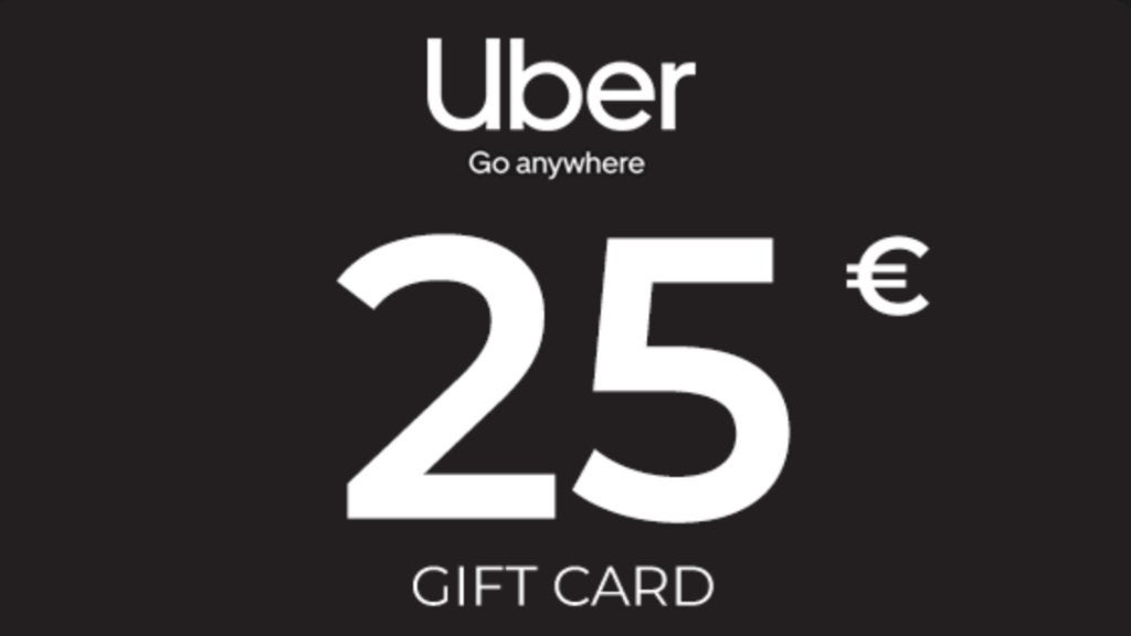 Uber Gift card, Tickets en Kaartjes, Eén persoon, Cadeaubon, Overige typen