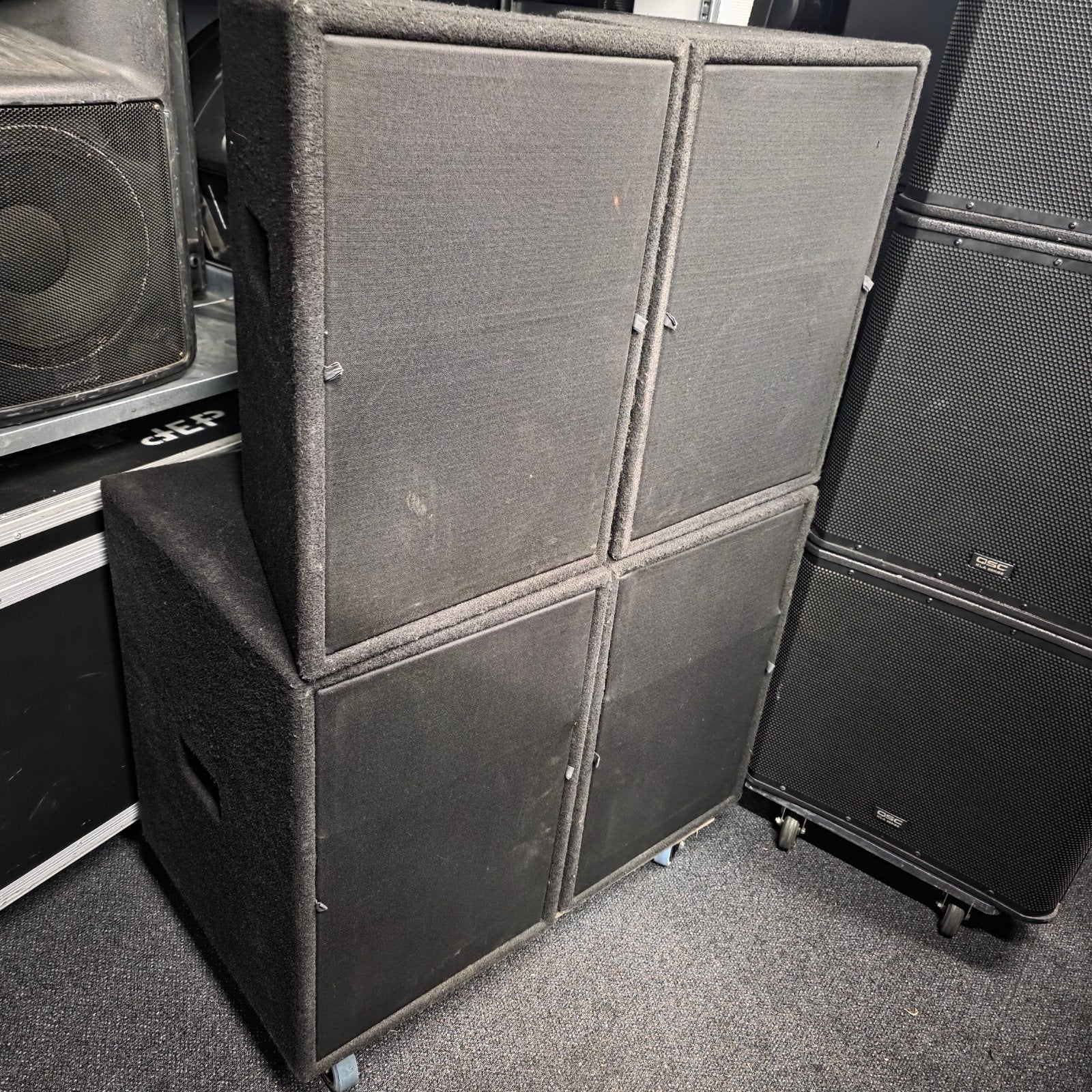 SPEAKERSET tops + subs Fane & Beyma, Ophalen of Verzenden, Gebruikt, Subwoofer, Overige merken