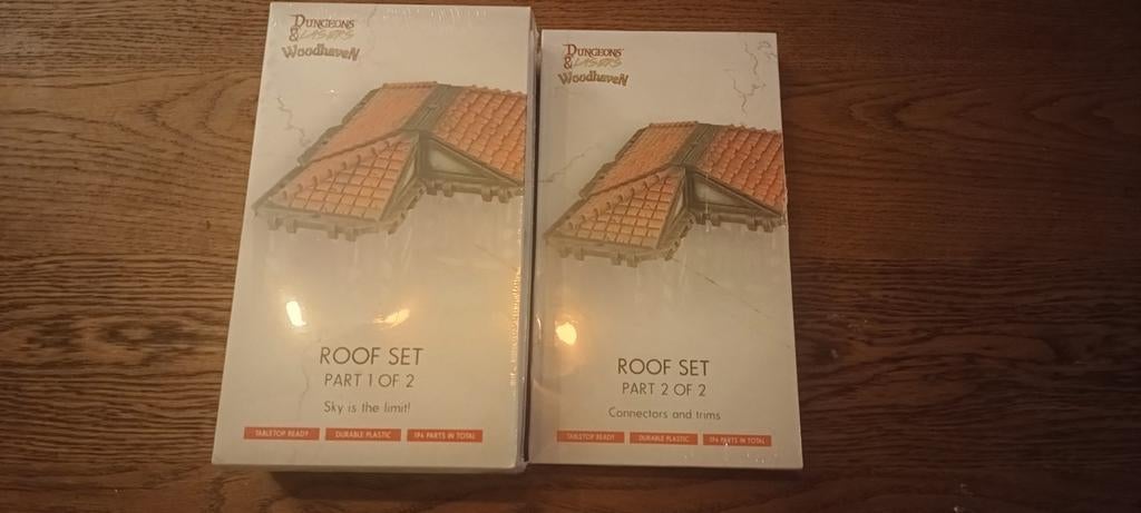 Dungeons and Lasers Woodhaven Roof Set Deel 1 & 2 Nieuw, Ophalen of Verzenden, Nieuw