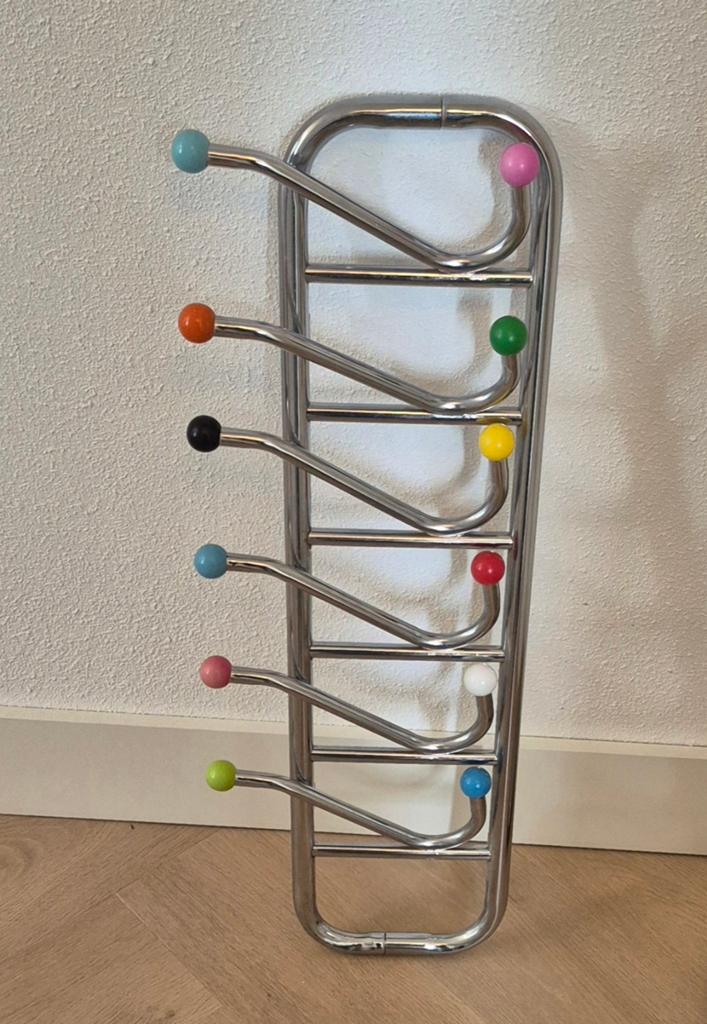 Vintage design kapstok Spoetnik, Wandkapstok, Ophalen of Verzenden, Zo goed als nieuw, Minder dan 100 cm