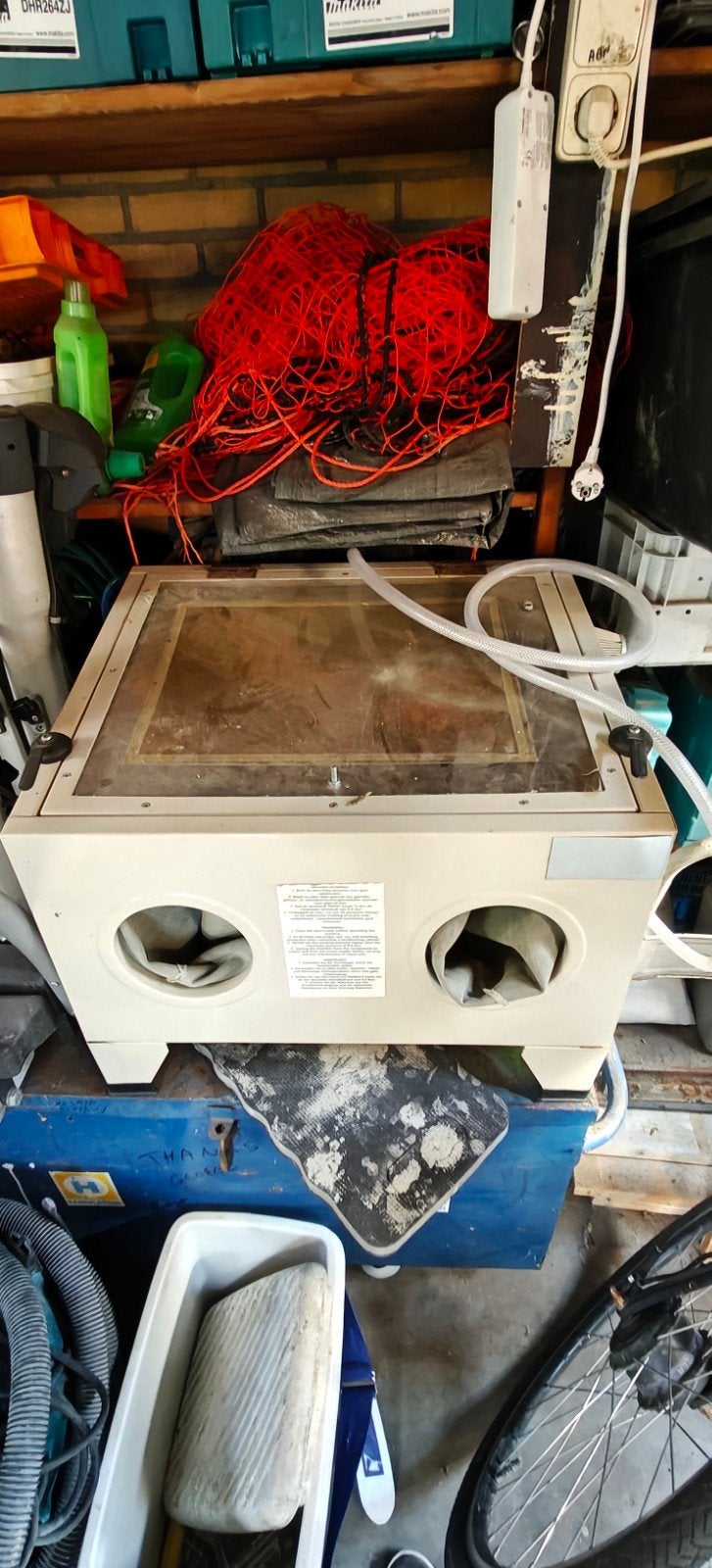 Complete Straalketel en Straalcabine 90L, Ophalen, Gebruikt