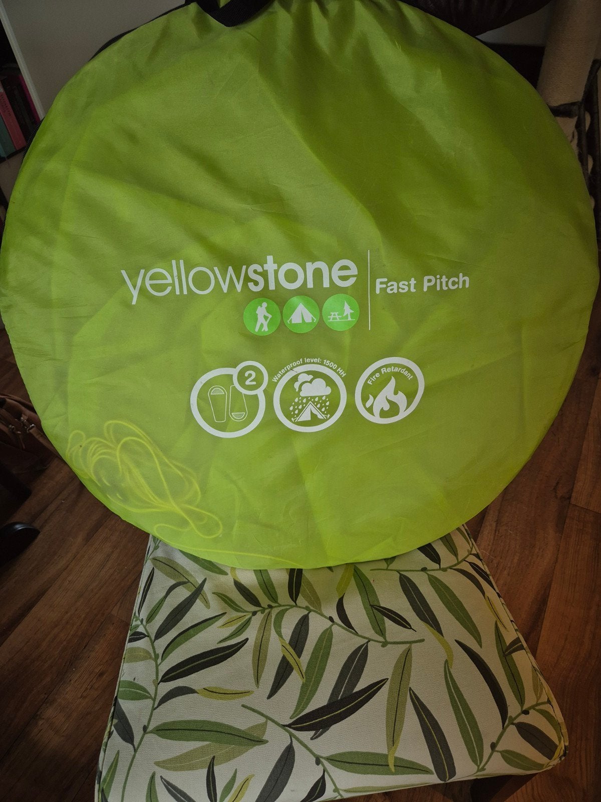 Yellowstone Fast Pitch Pop-up Tent 2-persoons, Ophalen