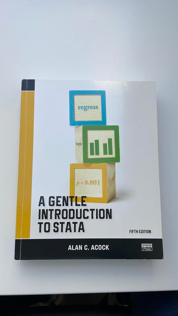A Gentle Introduction to Stata - Alan C. Acock, Ophalen of Verzenden, Beta, Zo goed als nieuw, WO