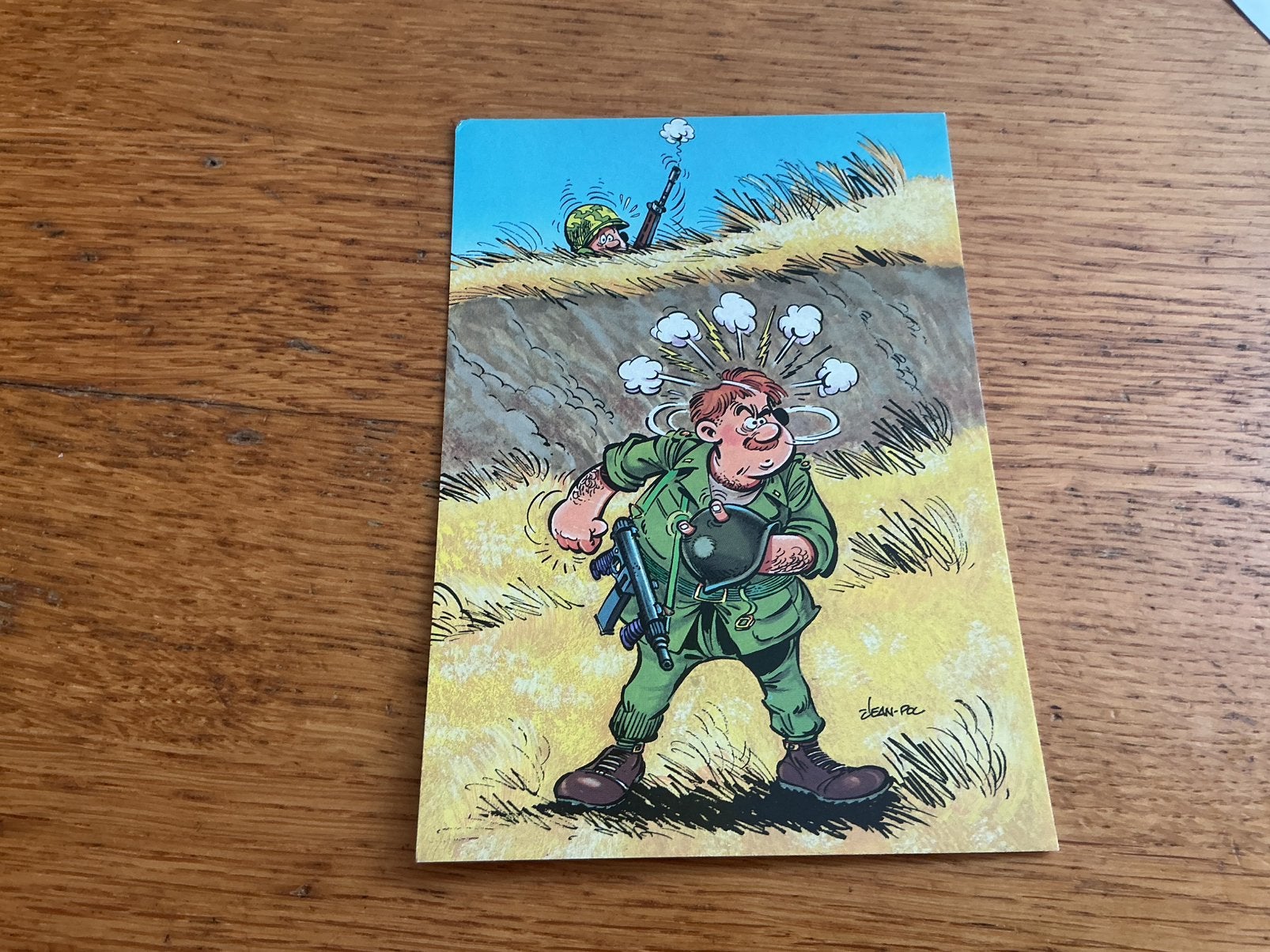 M24 militair humor Illustrator Jean-Pol, Verzamelen, Ophalen of Verzenden, Overige thema's