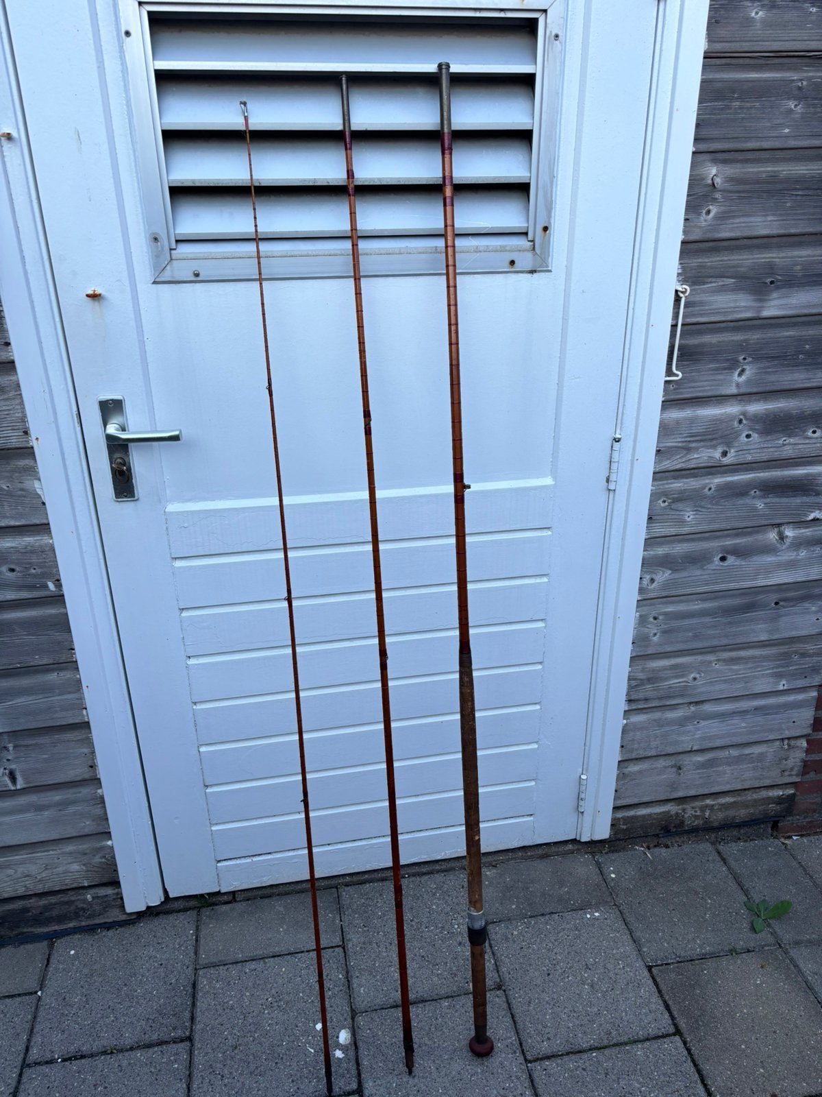 Hardy split cane hengel, Ophalen, Gebruikt, Werphengel