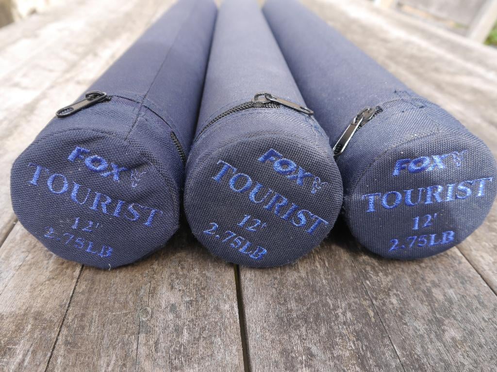 3x FOX tourist 12ft TC2,75lb 6-delige reishengels, Ophalen of Verzenden, Gebruikt, Werphengel