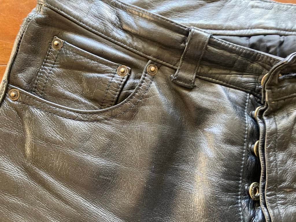 Mooi slank vallende leren jeans mt 31 €25, incl verz post, Verzenden, Gedragen, Zwart, Overige jeansmaten