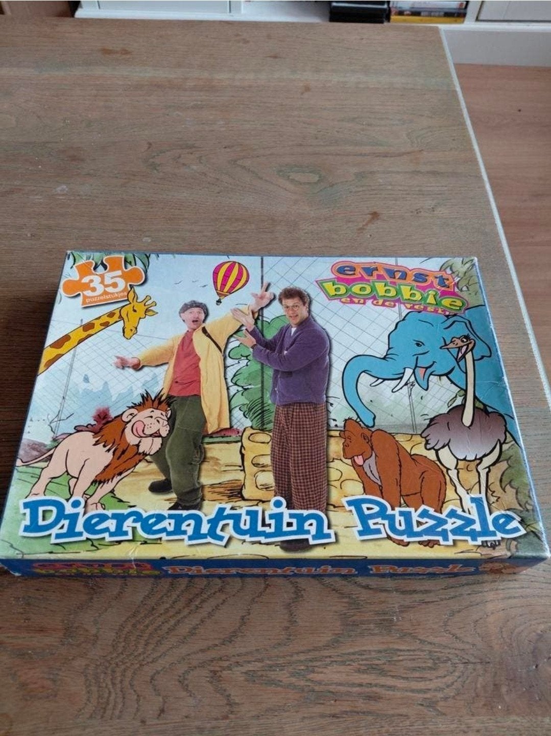 Ernst en Bobbie puzzel Dierentuin. 2002., Ophalen of Verzenden, 10 tot 50 stukjes, Gebruikt, 2 tot 4 jaar