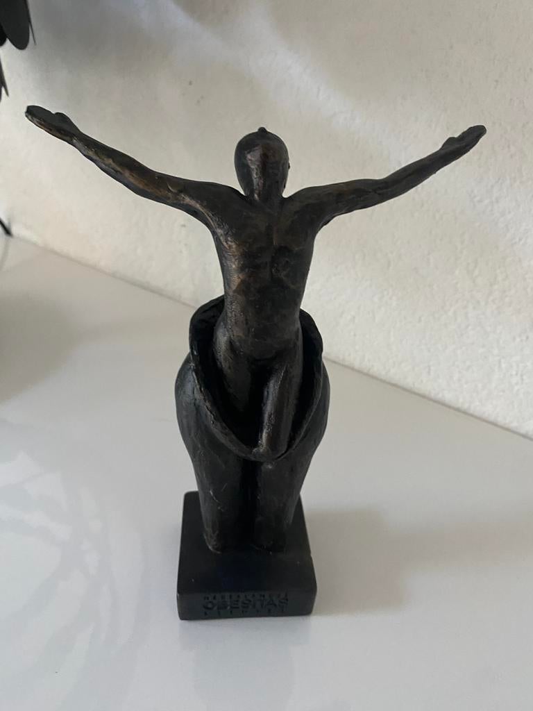 Beeldje vrouw, obesitas kliniek, Ophalen