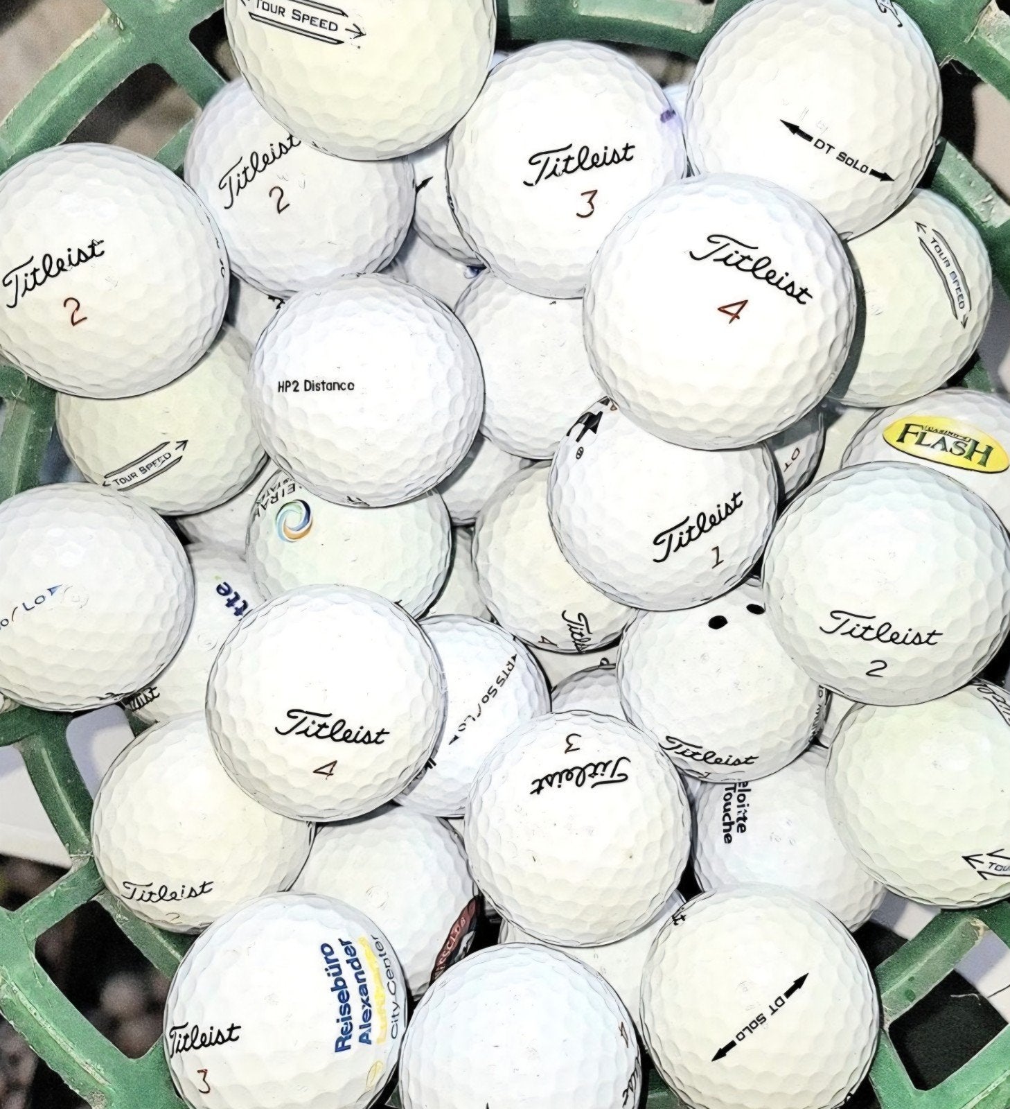 50 Titleist mix AAAA golfballen, Ophalen of Verzenden, Zo goed als nieuw, Bal(len)
