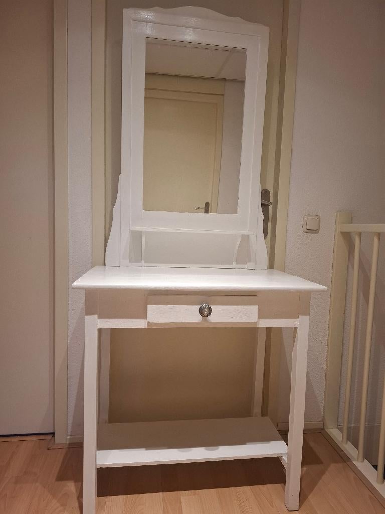 Brocante kaptafel, Huis en Inrichting, Tafels | Kaptafels, Ophalen, Gebruikt, 50 tot 100 cm, Minder dan 100 cm