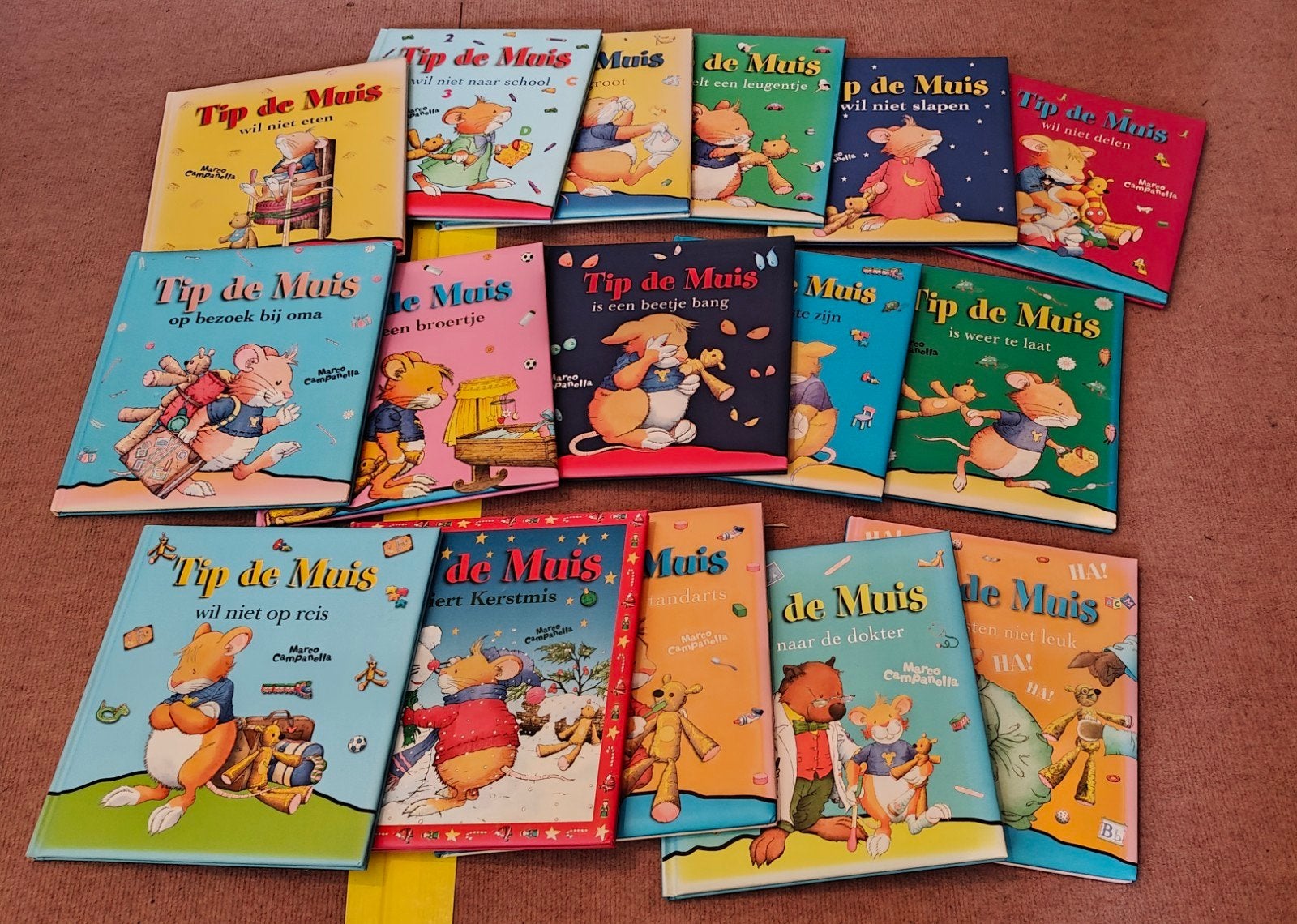 Tip de Muis voor/ lees boeken, Ophalen, Gelezen, 3 tot 4 jaar