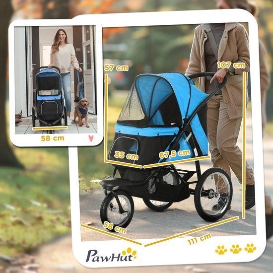 Hondenwagen – Hondenkar – Huisdierwagen – Dierenwagen, Corvance B.V., Verzenden, Nieuw, Corvancebol@gmail.com
