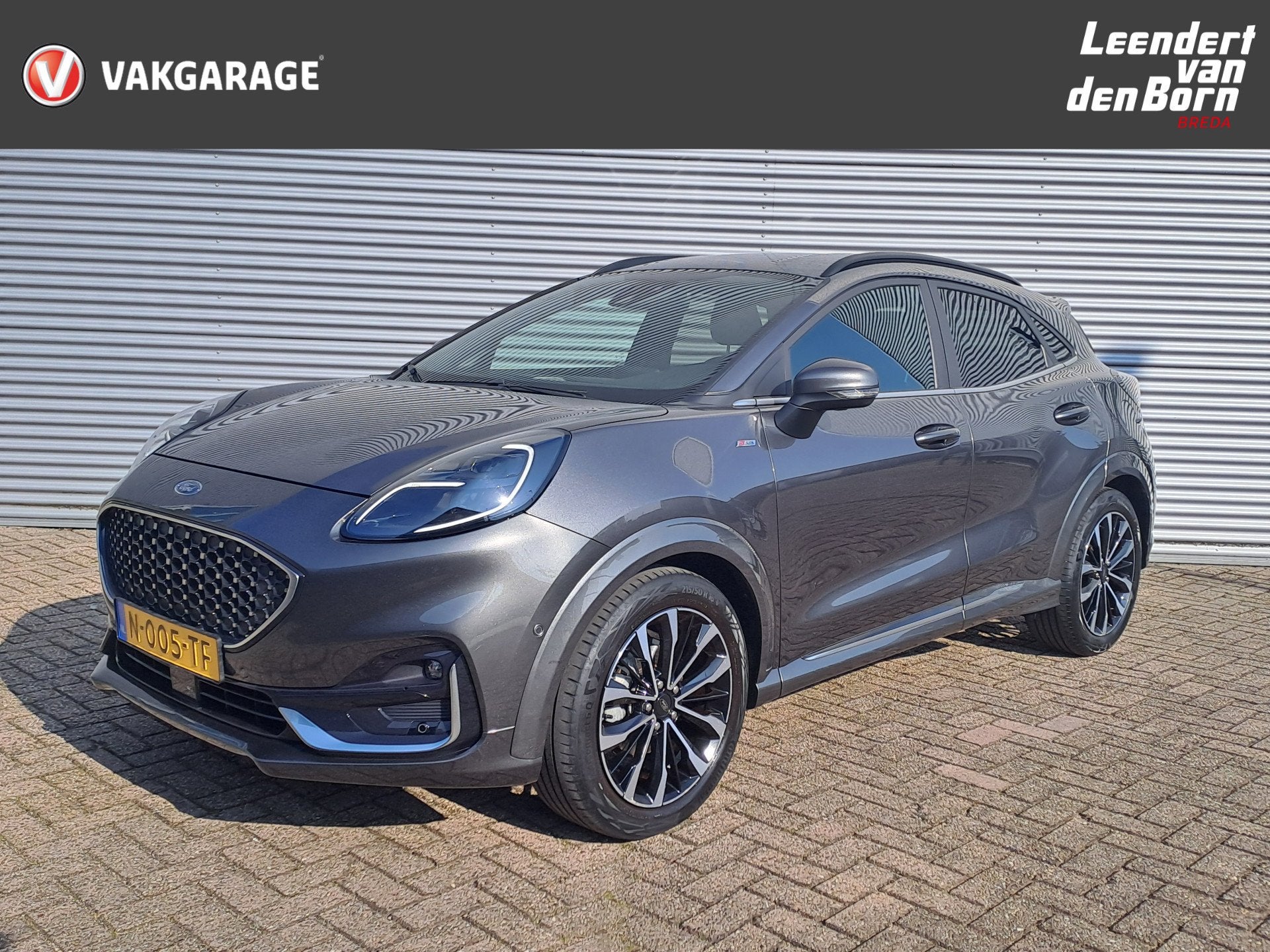 Ford Puma 1.0 EcoBoost Hybrid ST-Line X Vignale | Leer | Mas, Auto's, Voorwielaandrijving, 12 maanden, Stof, Euro 6
