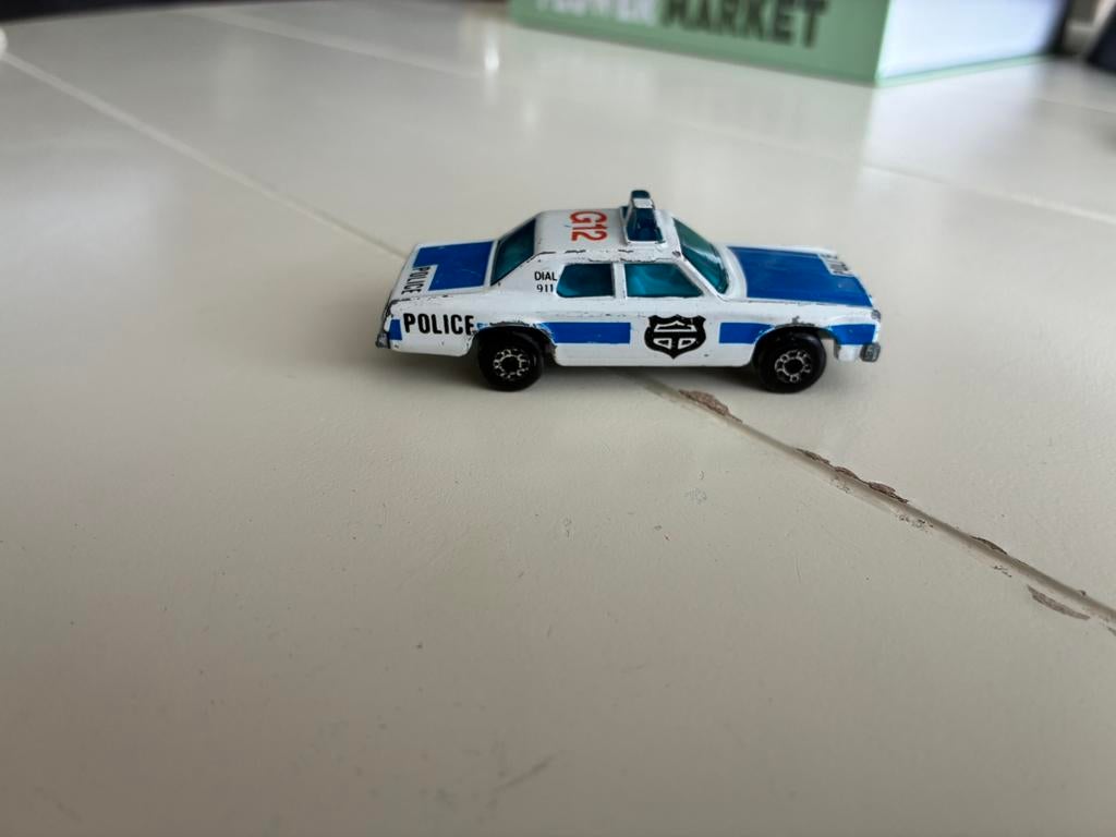 Matchbox Superfast Plymouth Gran Fury, Ophalen of Verzenden, Zo goed als nieuw, Auto
