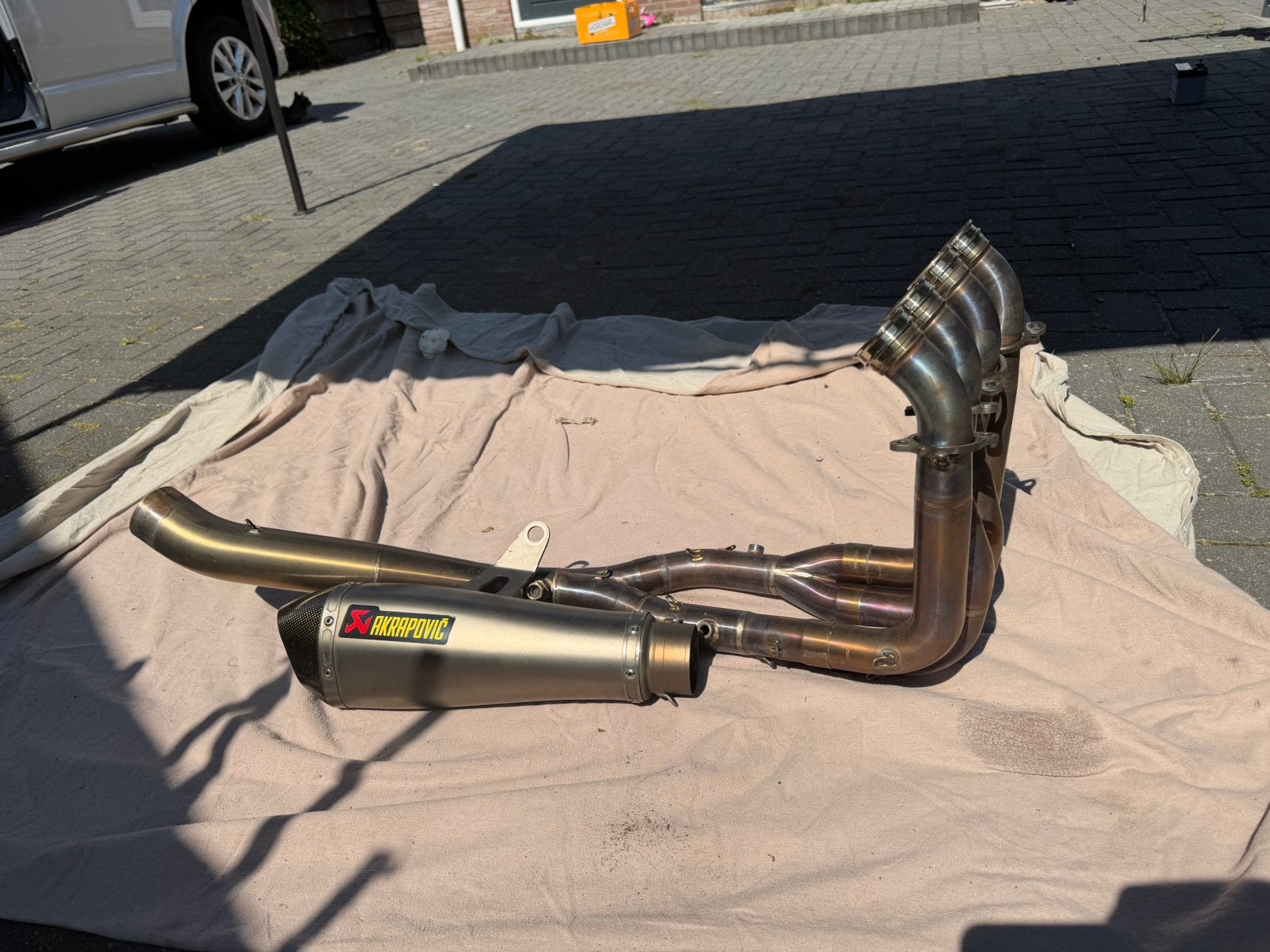 Bmw s1000rr akrapovic uitlaat racing line, Ophalen of Verzenden
