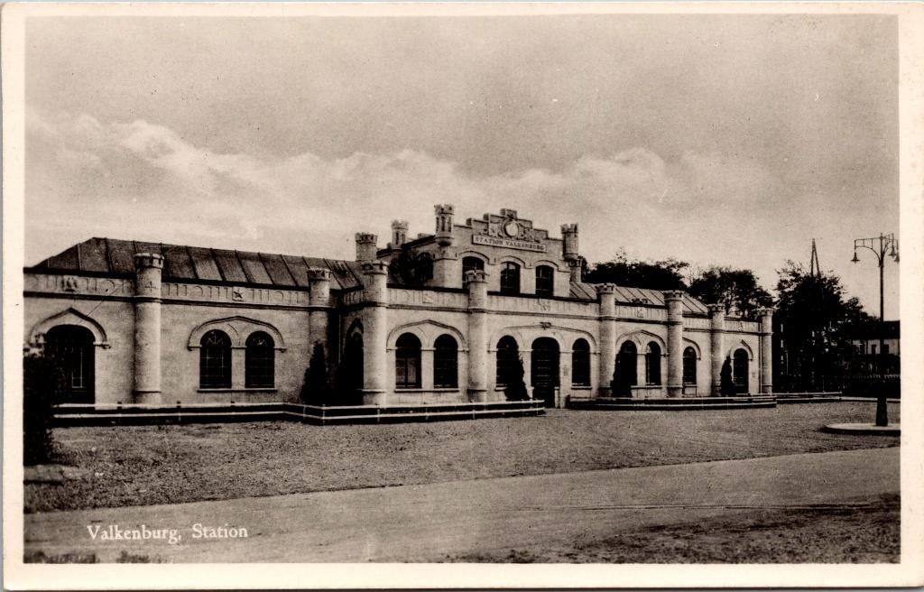 Valkenburg - Station, Verzenden, 1920 tot 1940, Ongelopen, Limburg
