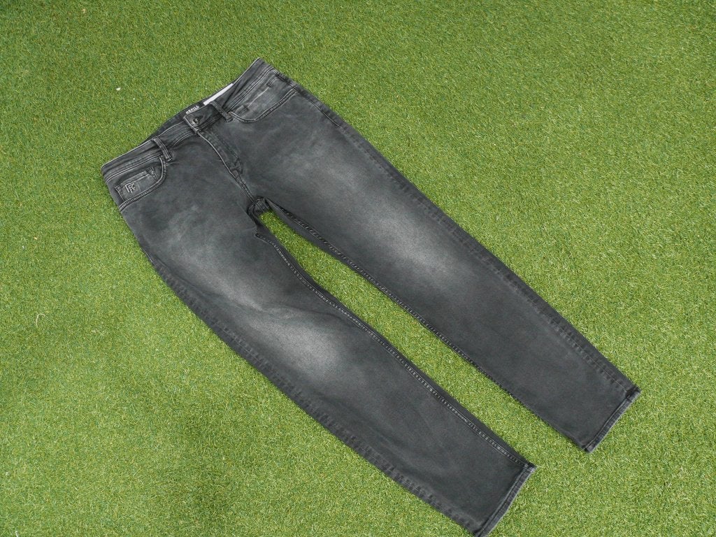 REFILL Lucas heren spijkerbroek maat 34 lengte 32 stretch, Zwart, Refill, Ophalen of Verzenden, Zo goed als nieuw