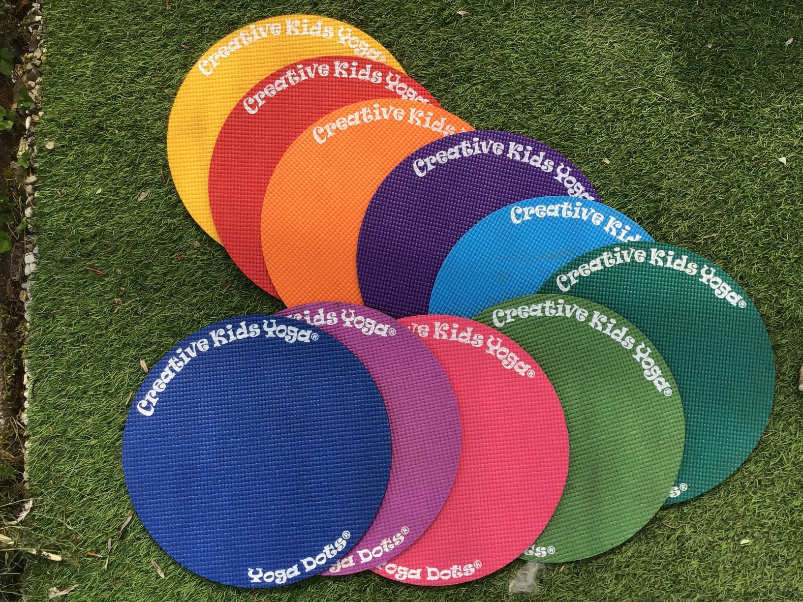 Creative kids yoga dots kinderyoga 10 stk., Ophalen of Verzenden, Gebruikt