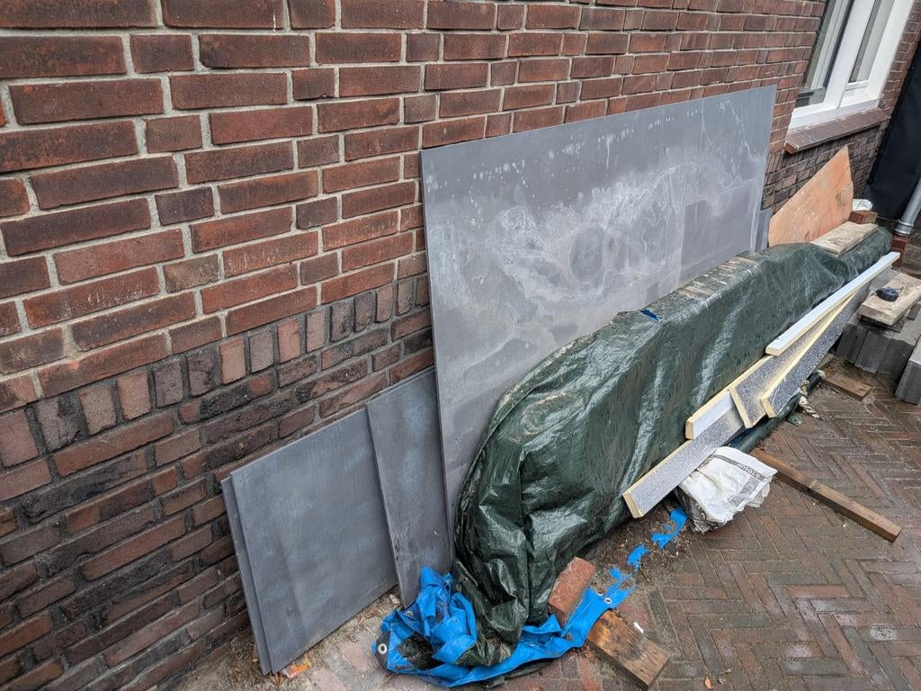 Restpartij Equitone Tective gevelcementplaten (nieuw), Ophalen, Nieuw, Overige materialen, Minder dan 20 mm