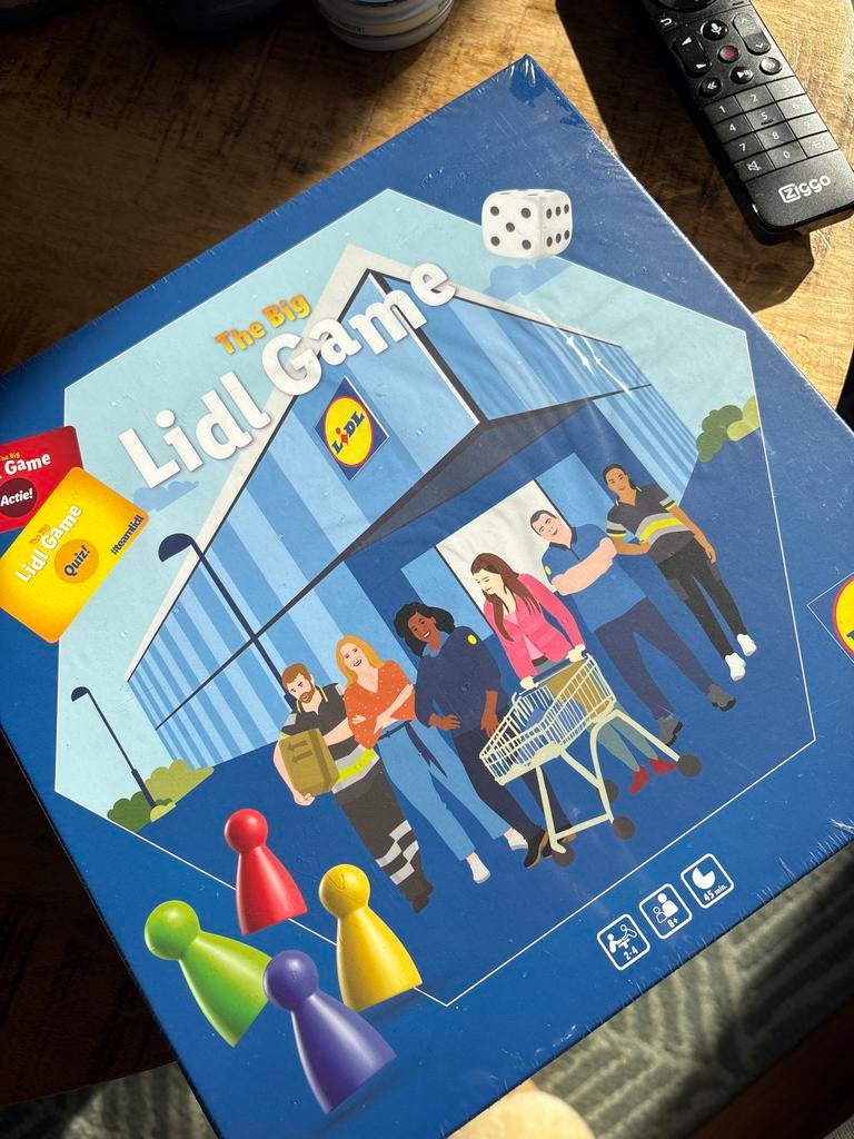 The Big Lidl Game - nieuw in verpakking, Hobby en Vrije tijd, Gezelschapsspellen | Bordspellen, Nieuw, Drie of vier spelers, Ophalen of Verzenden