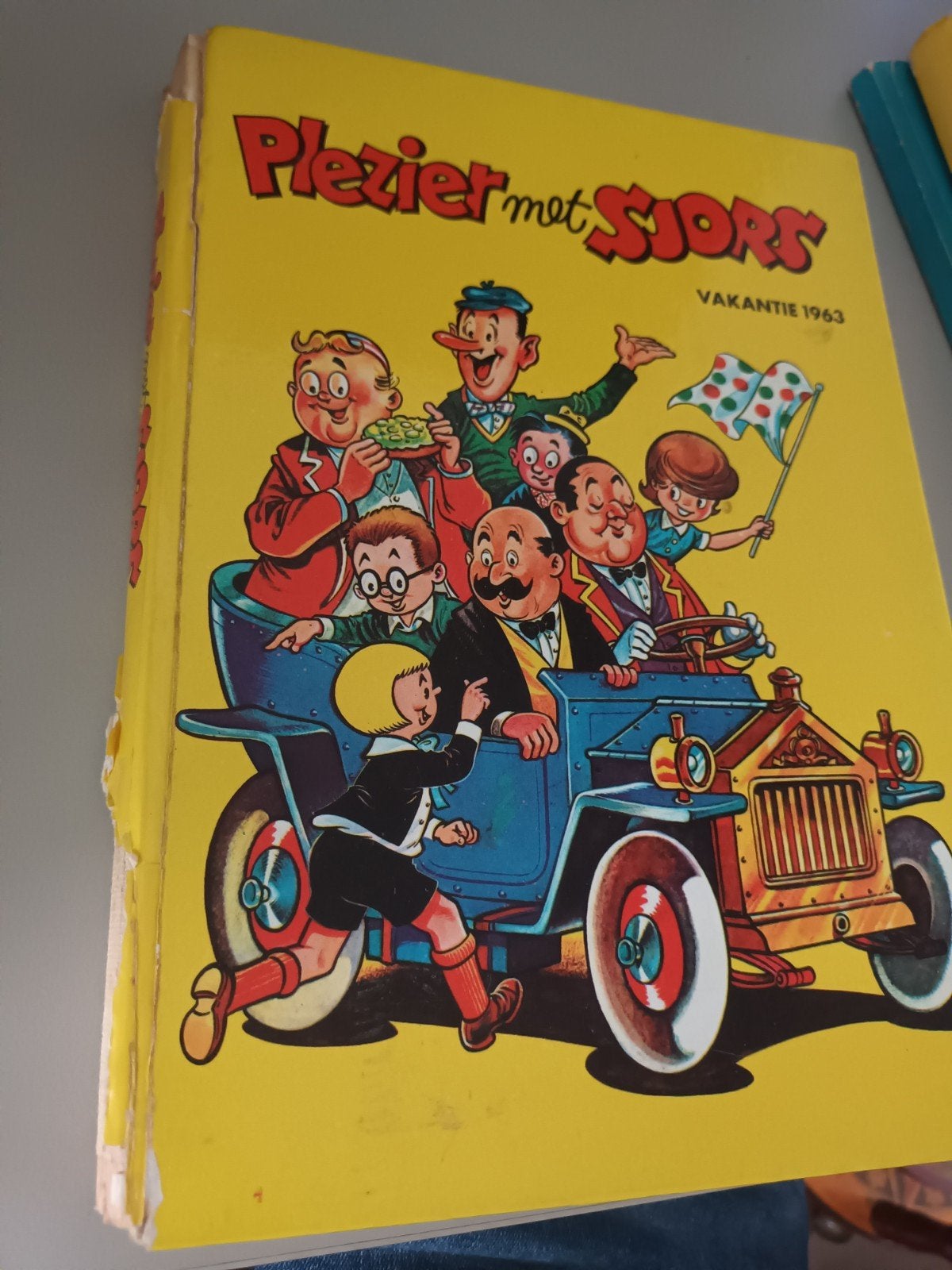 Plezier met Sjors Vakantie 1963 - Vintage Stripboek, Boeken, Eén stripboek, Ophalen, Gelezen, Diverse auteurs