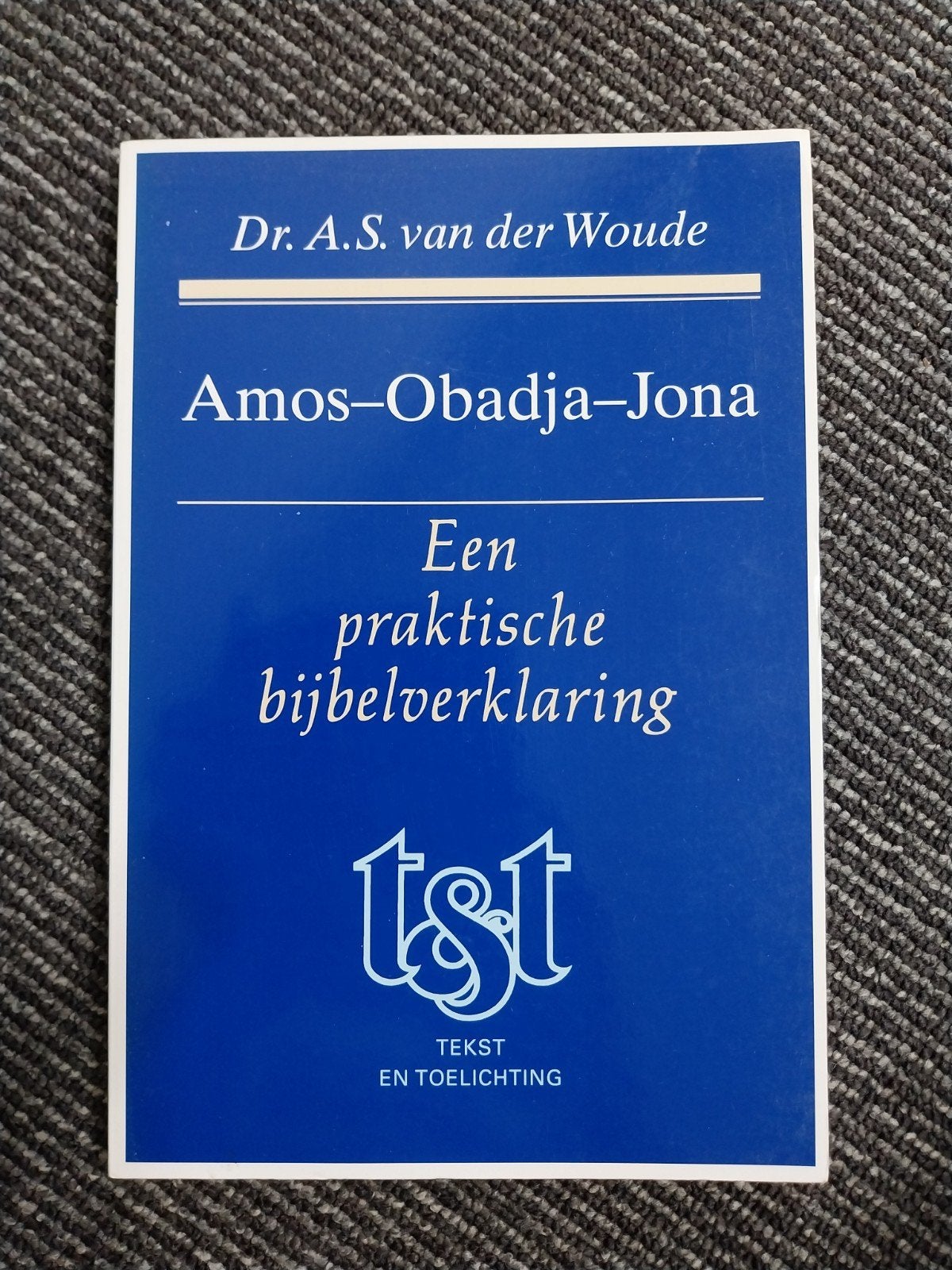 Amos-Obadja-Jona: Een praktische bijbelverklaring, Boeken, Ophalen of Verzenden, Gelezen, Dr. A.S. van der Woude, Christendom | Protestants