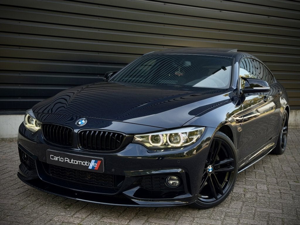 BMW 4 Serie Gran Coupé 430i M-PERFORMANCE DAK|HEADUP|H/K|M, Auto's, Stof, Gebruikt, Euro 6, 4 cilinders