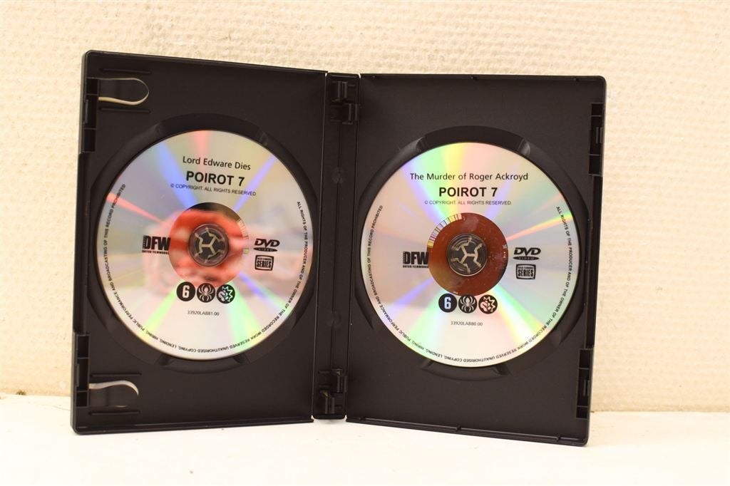 2 dvd box Poirot seizoen 7 47228, Ophalen of Verzenden, Gebruikt