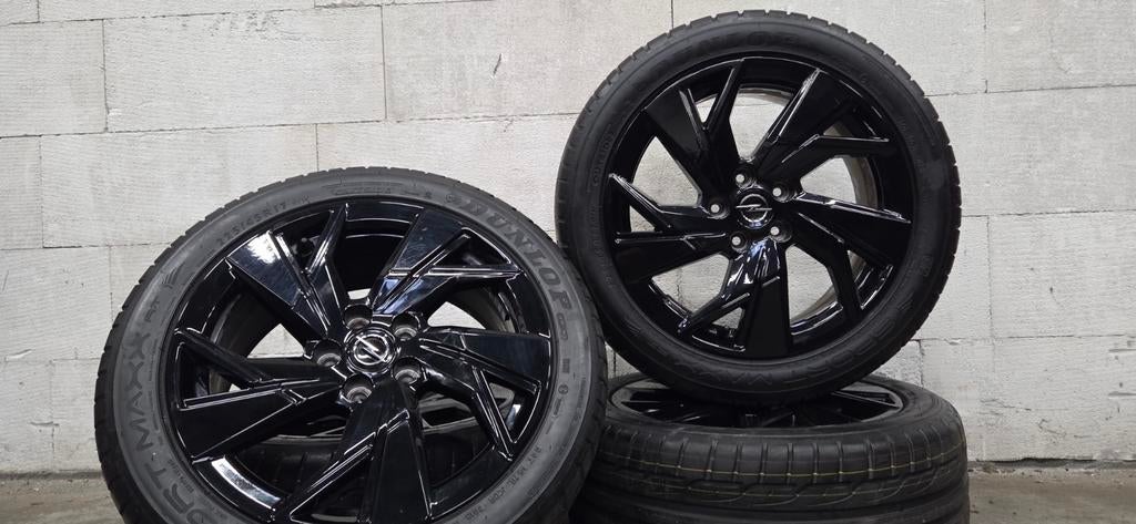 17" Opel Astra L originele velgen zomerbanden 7mm, Auto-onderdelen, Banden en Velgen, Gebruikt, Banden en Velgen, 17 inch, Ophalen of Verzenden