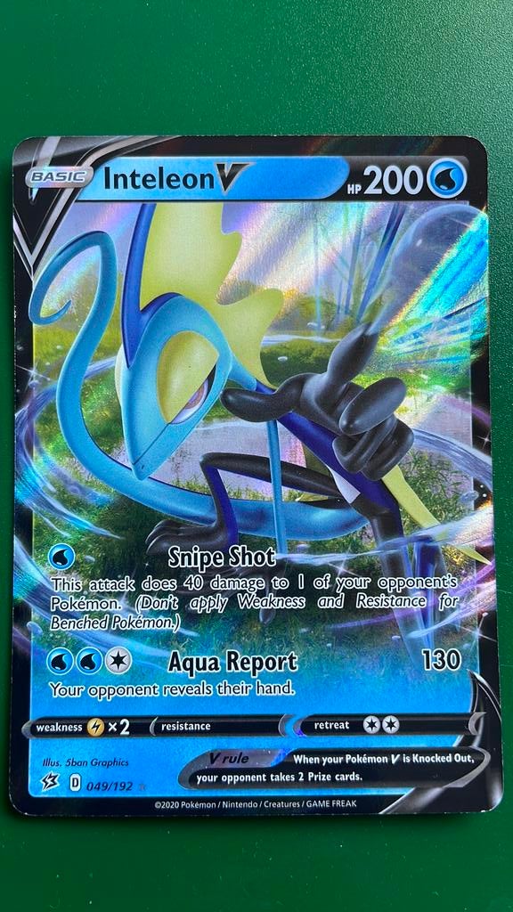 Rainbow bundle: Pokémon Inteleon V + Vmax | NM/LP, Hobby en Vrije tijd, Verzamelkaartspellen | Pokémon, Ophalen, Zo goed als nieuw