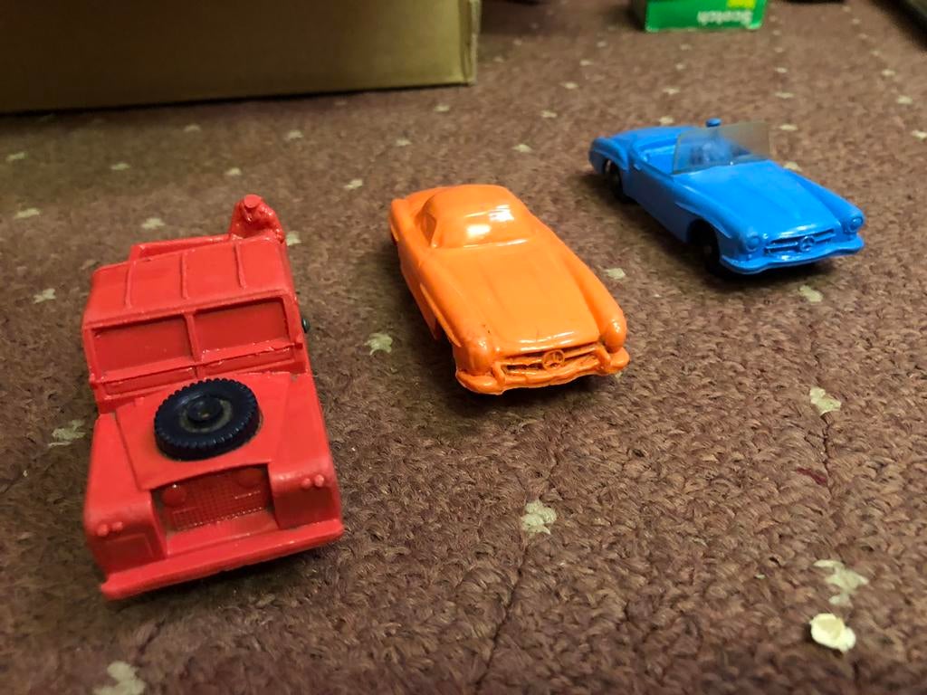 Tomte laerdal kunststof auto’s, Ophalen of Verzenden, Zo goed als nieuw