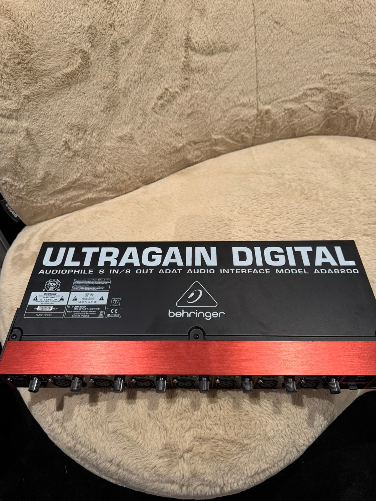 Behringer ADA8200 – ADAT-uitbreiding / 8-kanaals preamp, Ophalen of Verzenden, Zo goed als nieuw, Audio