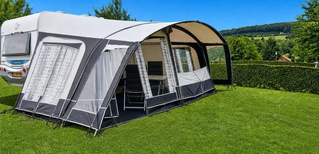 Caravan TEC Travel King 470 TE 2008 T.E.C 4 persoons netjes!, Caravans en Kamperen, Caravans, Standaardzit, T.E.C., Particulier