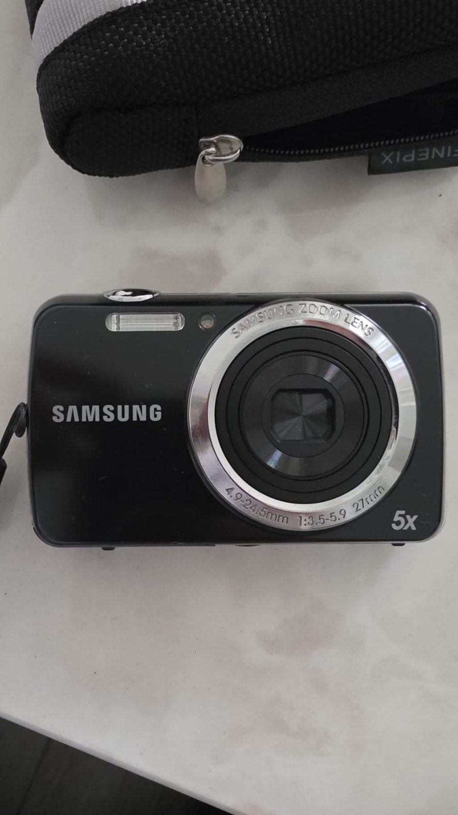 Samsung PL20 Digitale Camera - Zwarte Vintage Y2K Cam, Audio, Tv en Foto, Fotocamera's Digitaal, Gebruikt, Compactcamera, 4 t/m 7 keer