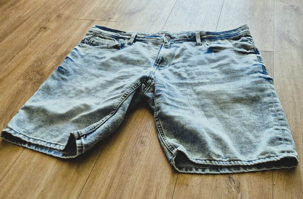 Stijlvolle lichtblauwe denim shorts, Kleding | Heren, Grote Maten, Ophalen, Blauw, C&A, Zo goed als nieuw