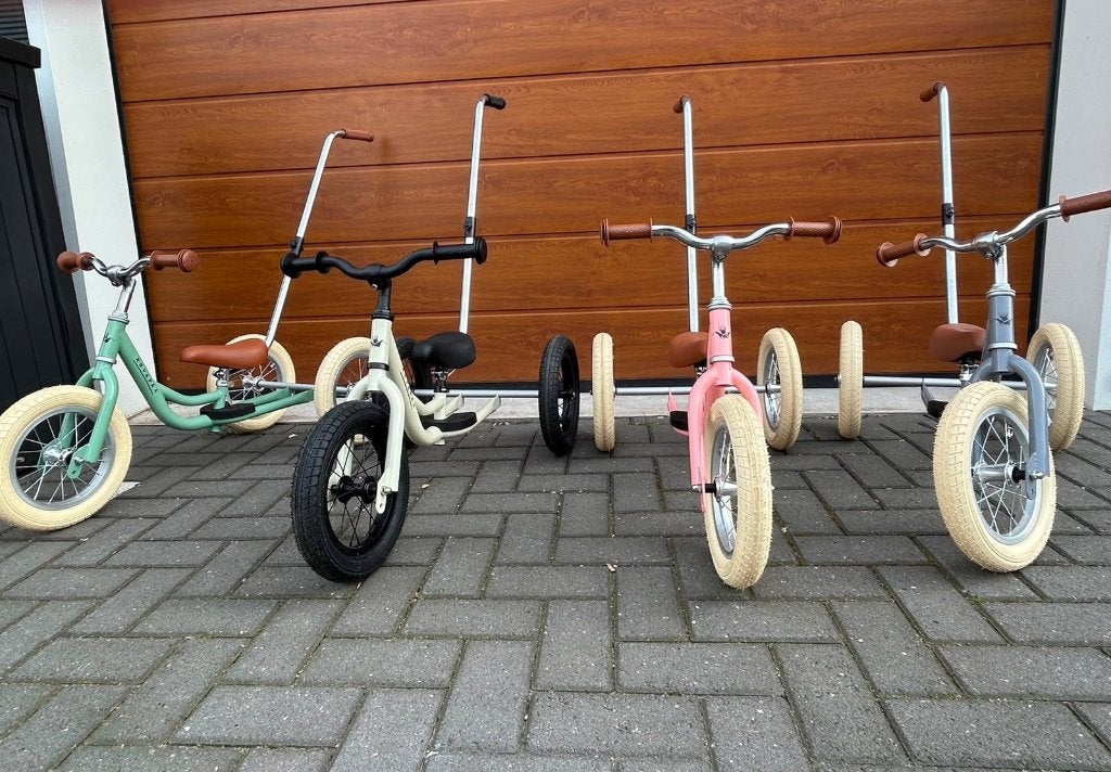 NIEUW! Køvapää Trike 2 - 1 driewieler loopfiets met duwstang