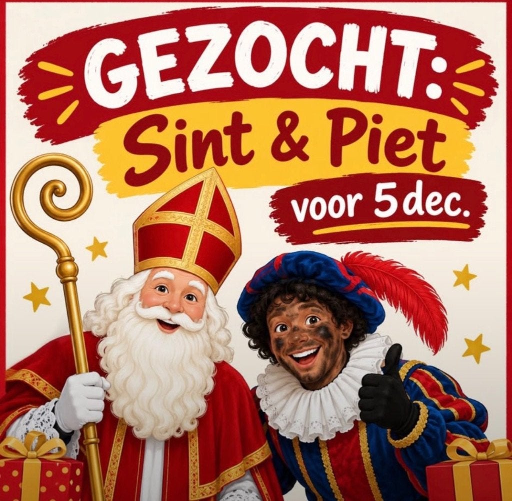 Sint en Piet gezocht voor 5 december in Meerzicht Zoetermeer, Ophalen