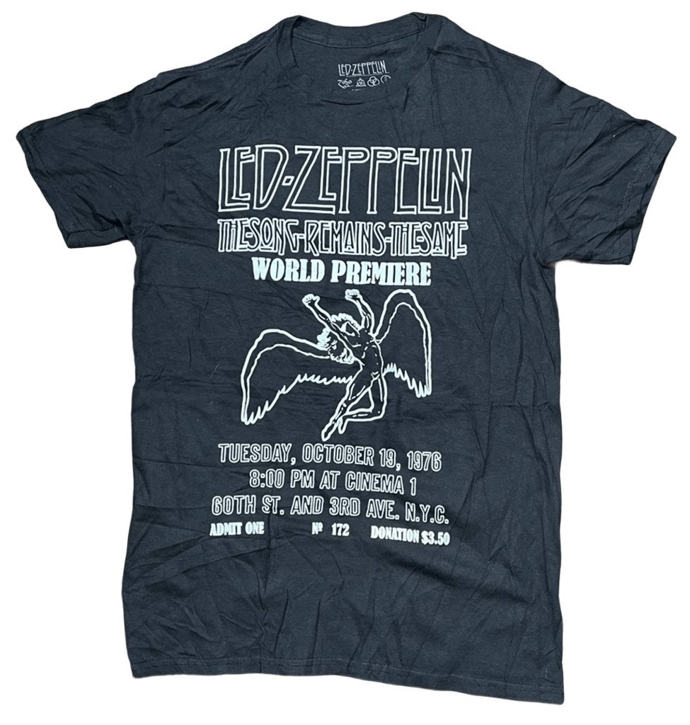 Led Zeppelin The Song Remains the Same T-Shirt S A-018, Mygmen Ltd, Verzenden, Zwart, Onbekend
