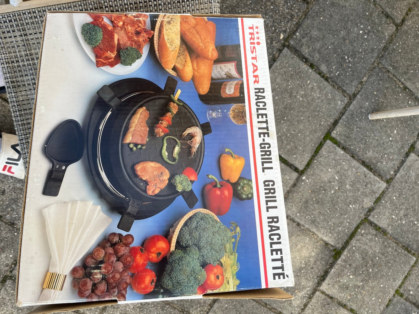 Tristar Raclette-Grill - Eenmaal gebruikt, Ophalen, Zo goed als nieuw, 4 t/m 7 personen